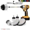 Drill Brush Power Scrubber By Useful Products 7 in W 5 in L Brush, White W-542OMS-2L-7X-QC-DB - alternate 5